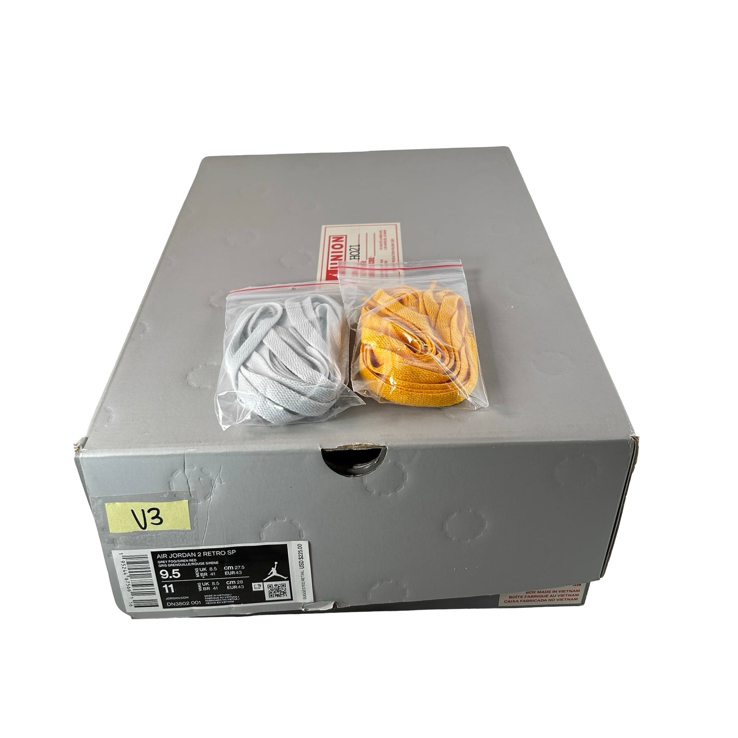 DN3802 001 Jordan 2 Retro SP Union Grey Fog [USED] - 9.5 M (Used3)