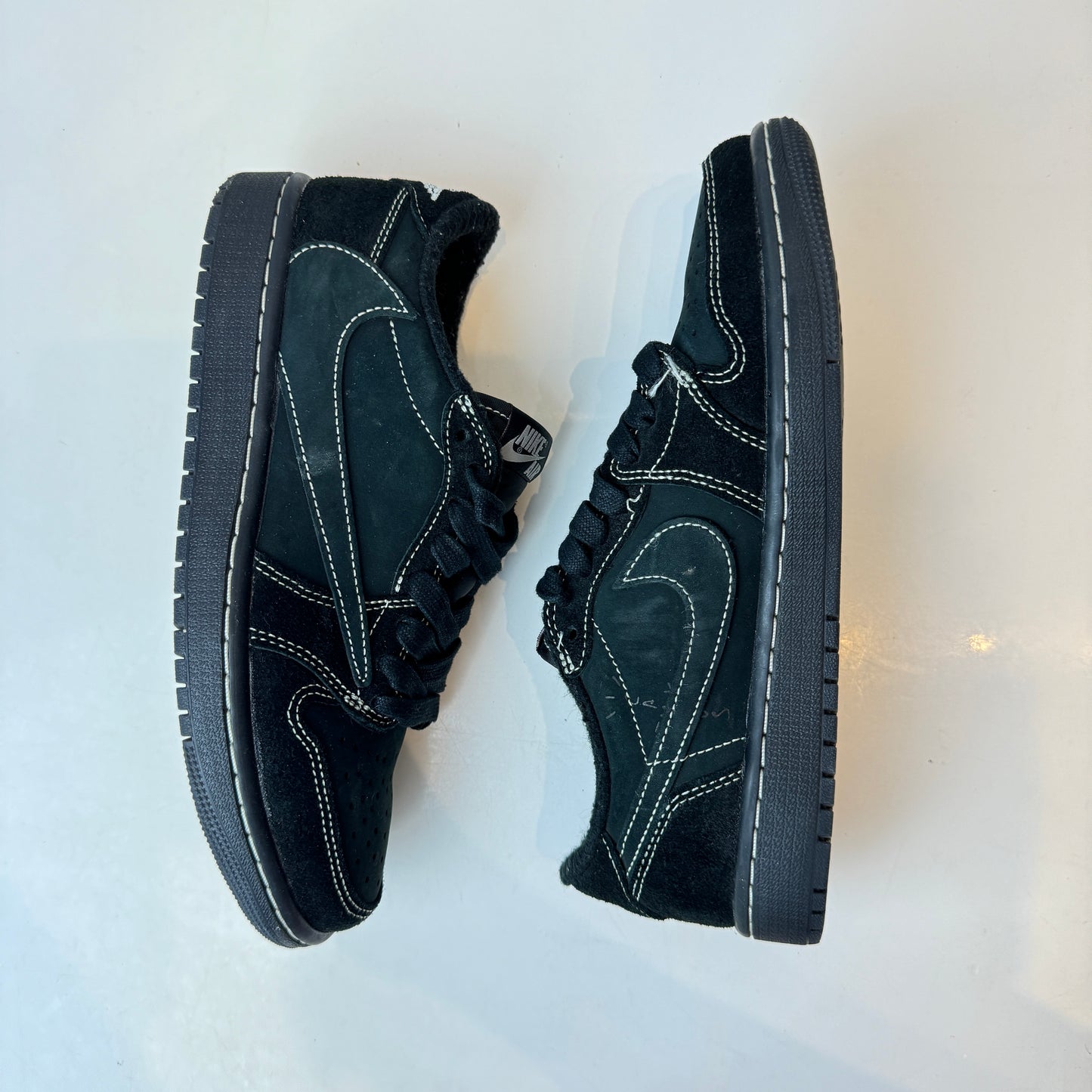 DM7866 001 Jordan 1 Retro Low OG Travis Scott Black Phantom [USED] - 6 M (Used)