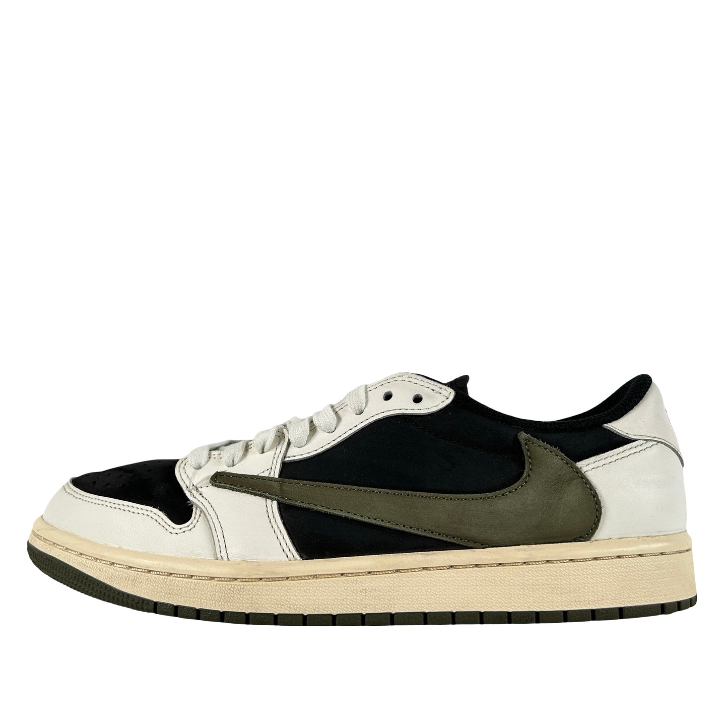 DZ4137 106 Jordan 1 Retro Low OG SP Travis Scott Olive (W) [USED] - 10 W (Used5)
