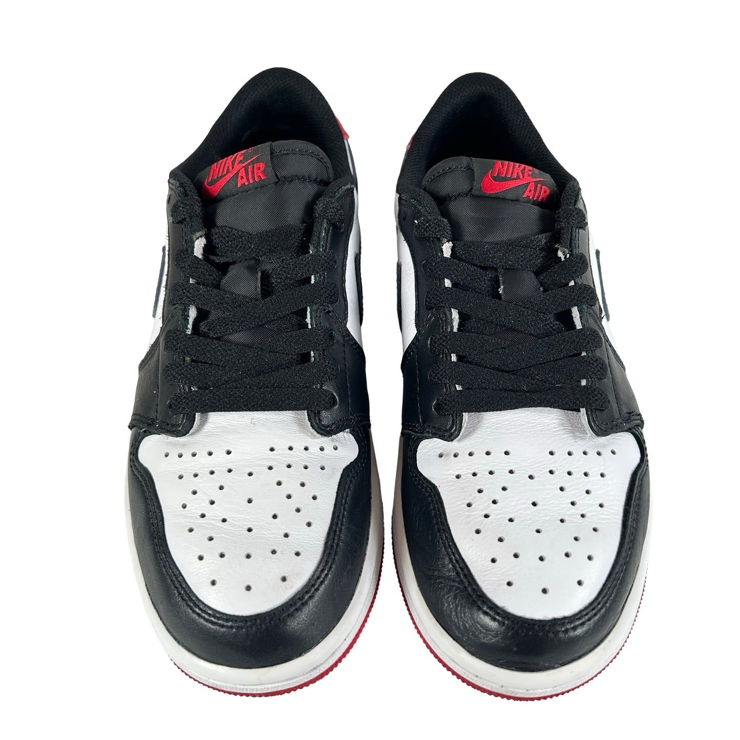 CZ0790 106  Jordan 1 Retro Low OG Black Toe (2023) [USED] - 7.5 M (Used)