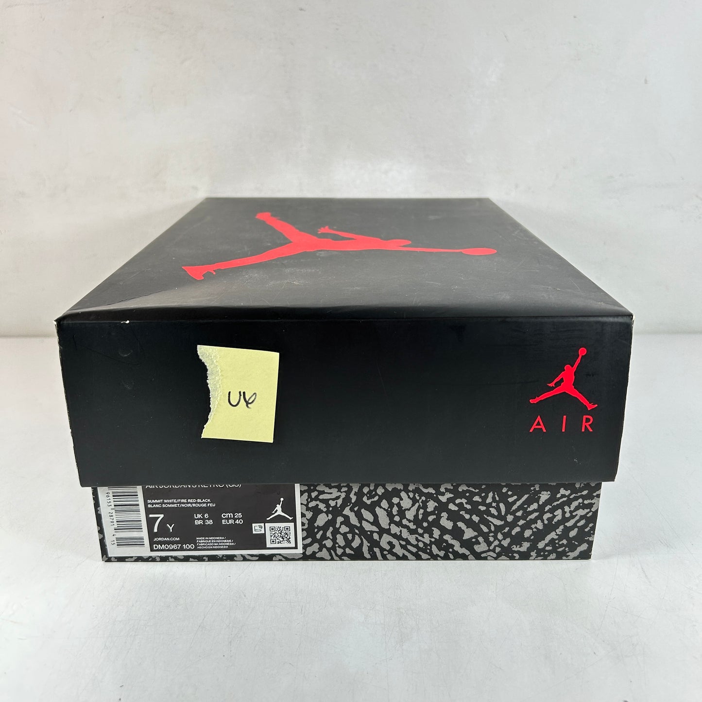 DM0967 100 Jordan 3 Retro White Cement Reimagined (GS) [USED] - 7 Y (Used6)