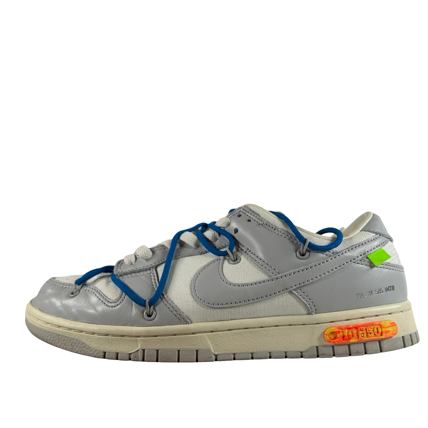DM1602 112 Nike Dunk Low Off-White Lot 10 [USED] - 9 M (Used)