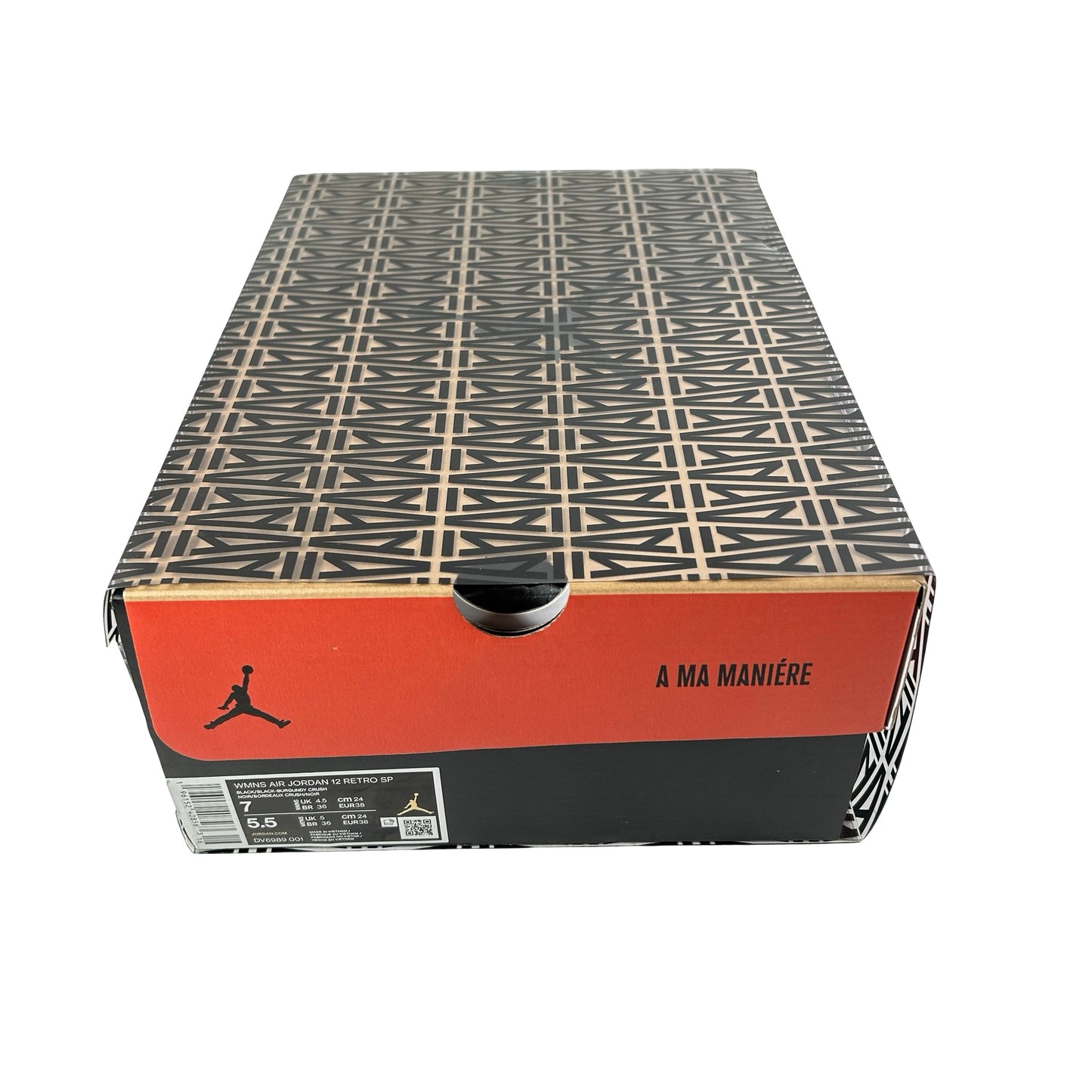 DV6989 001 Jordan 12 Retro SP A Ma Maniére Black (Women's) [USED] - 7 W (Used)