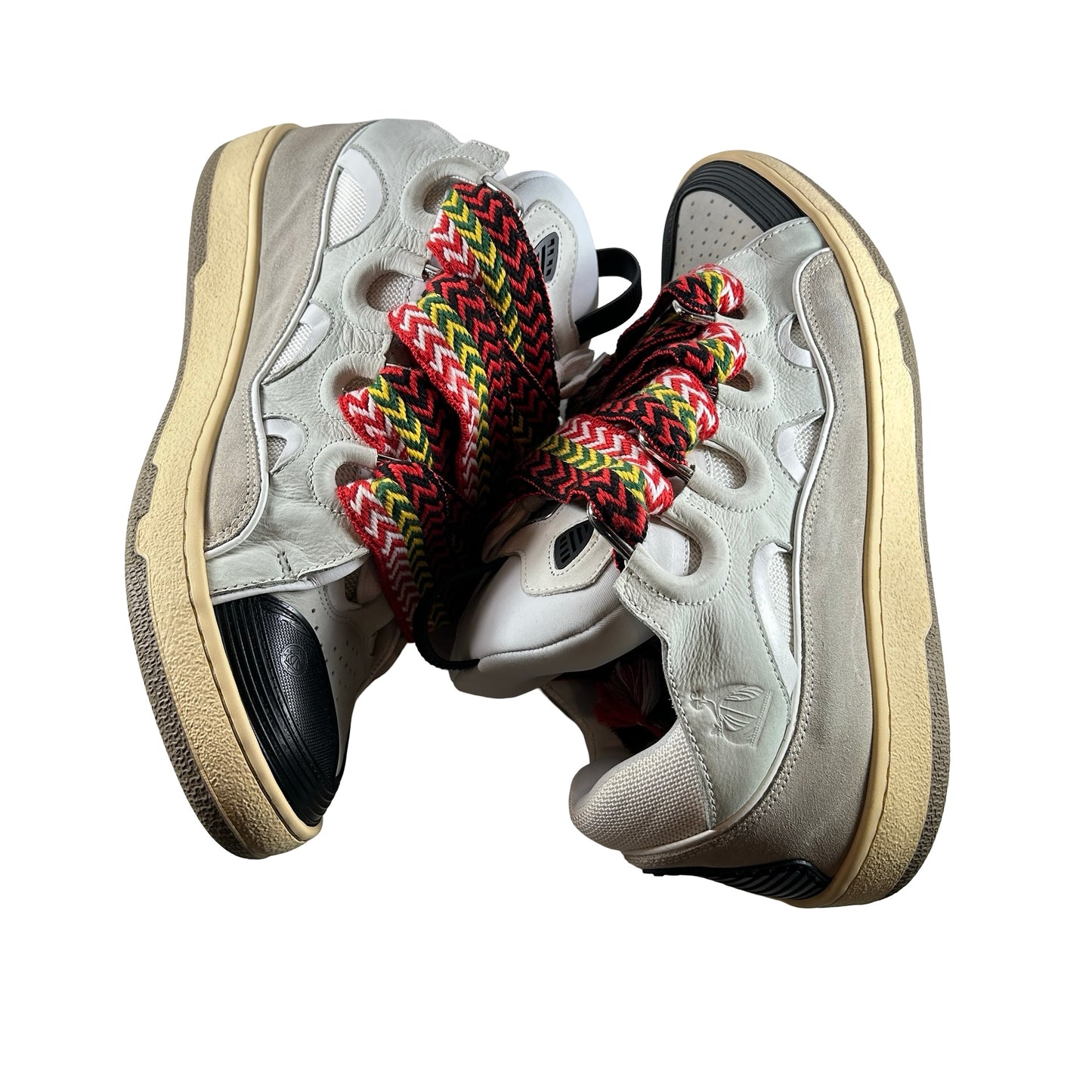 FM SKRK11 DRAG A2000 Lanvin Leather Curb White Ivory [USED] - EU 45 (Used)