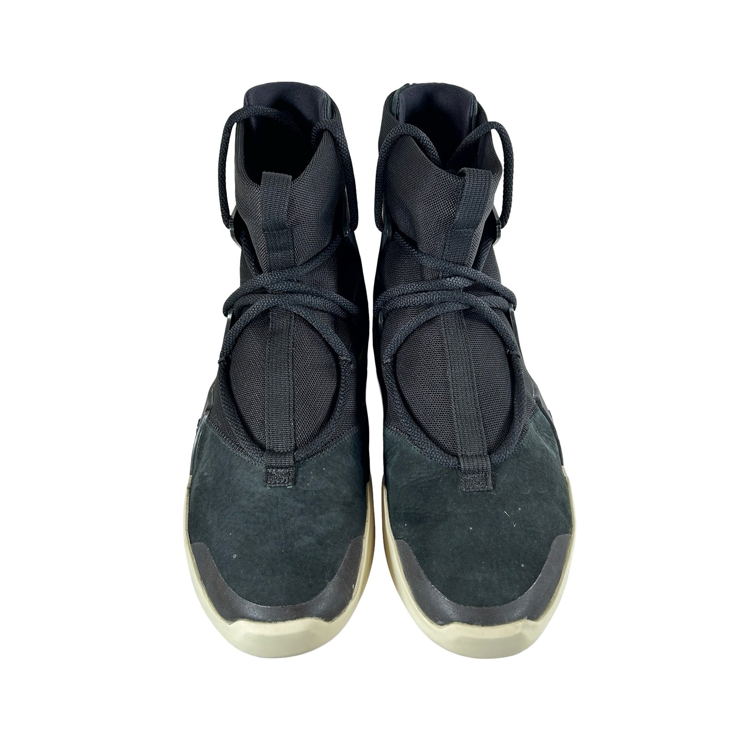 AR4237 001 Nike Air Fear Of God 1 Black [USED] - 9.5 M (Used)