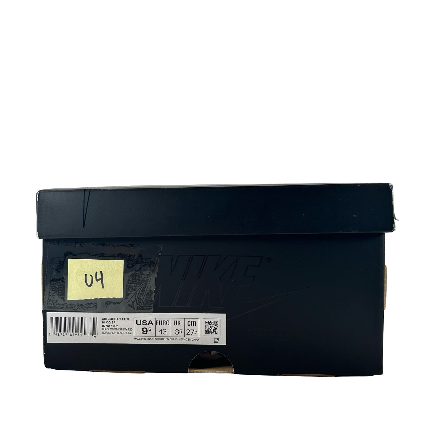 IO7847 002 Jordan 1 Retro High OG SP Fragment x Union LA Varsity Red Sport Royal [USED] - 9.5 M (Used4)