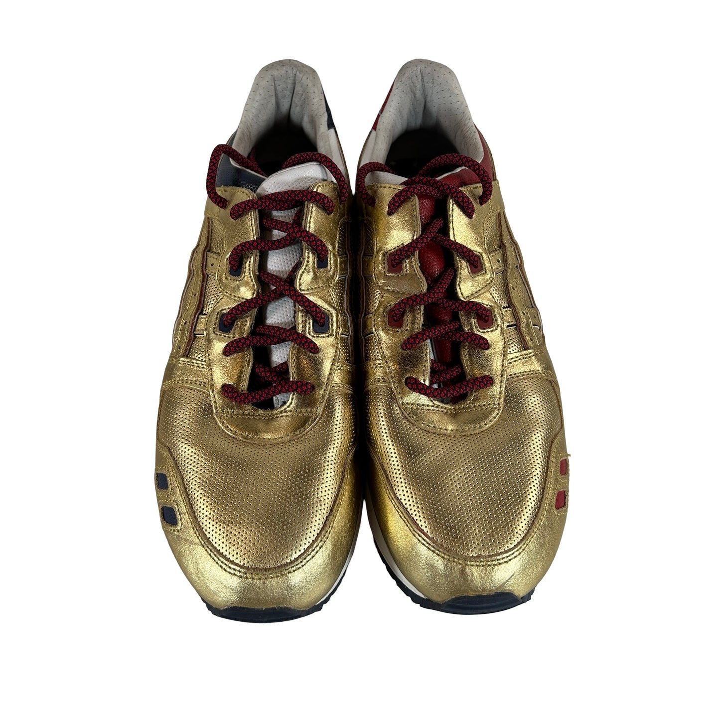 H41JK 9494 ASICS Gel-Lyte III KFE USA Gold [USED] - 13 M (Used)