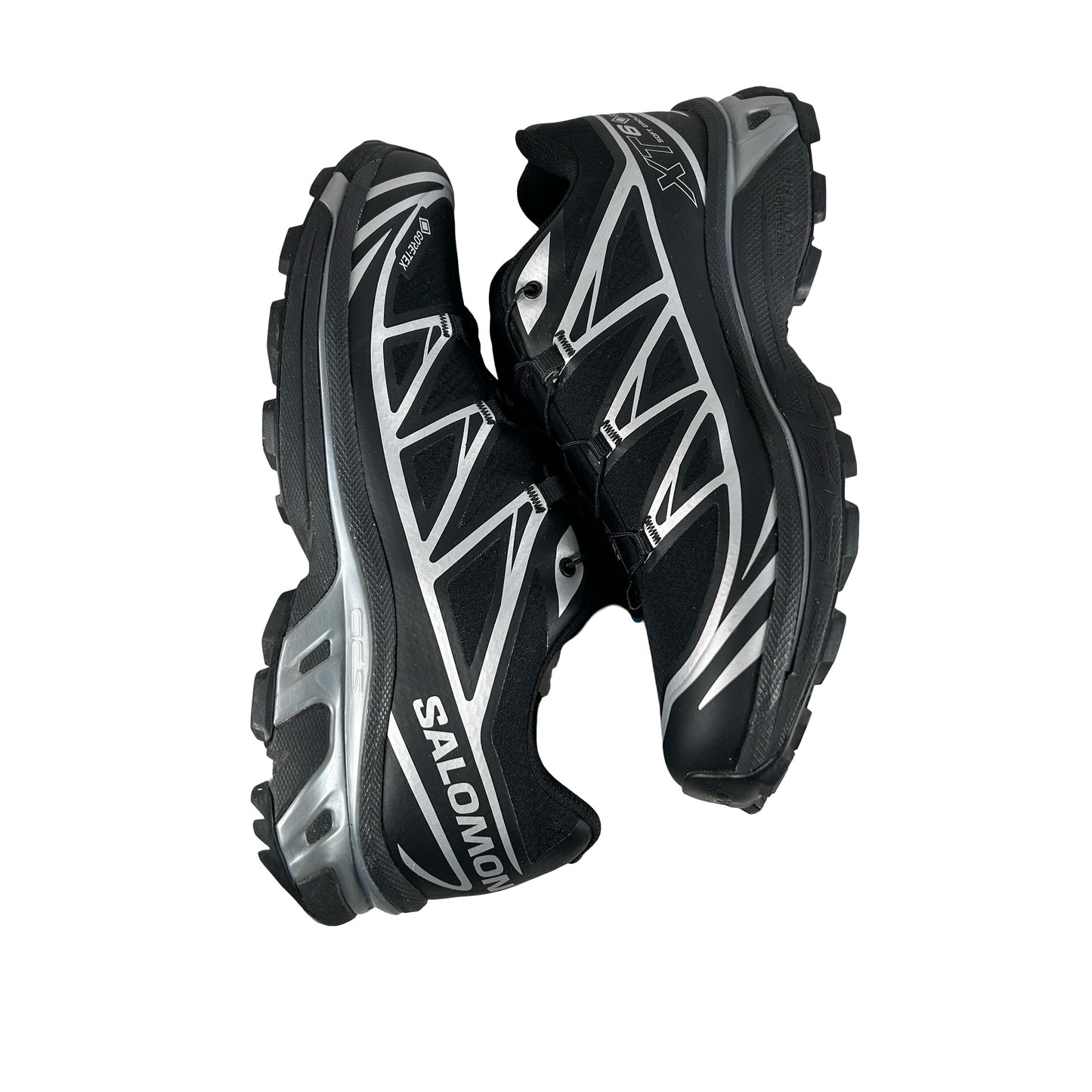 L47450600 Salomon XT-6 Gore-Tex Black Silver [USED] - 9 M (Used)