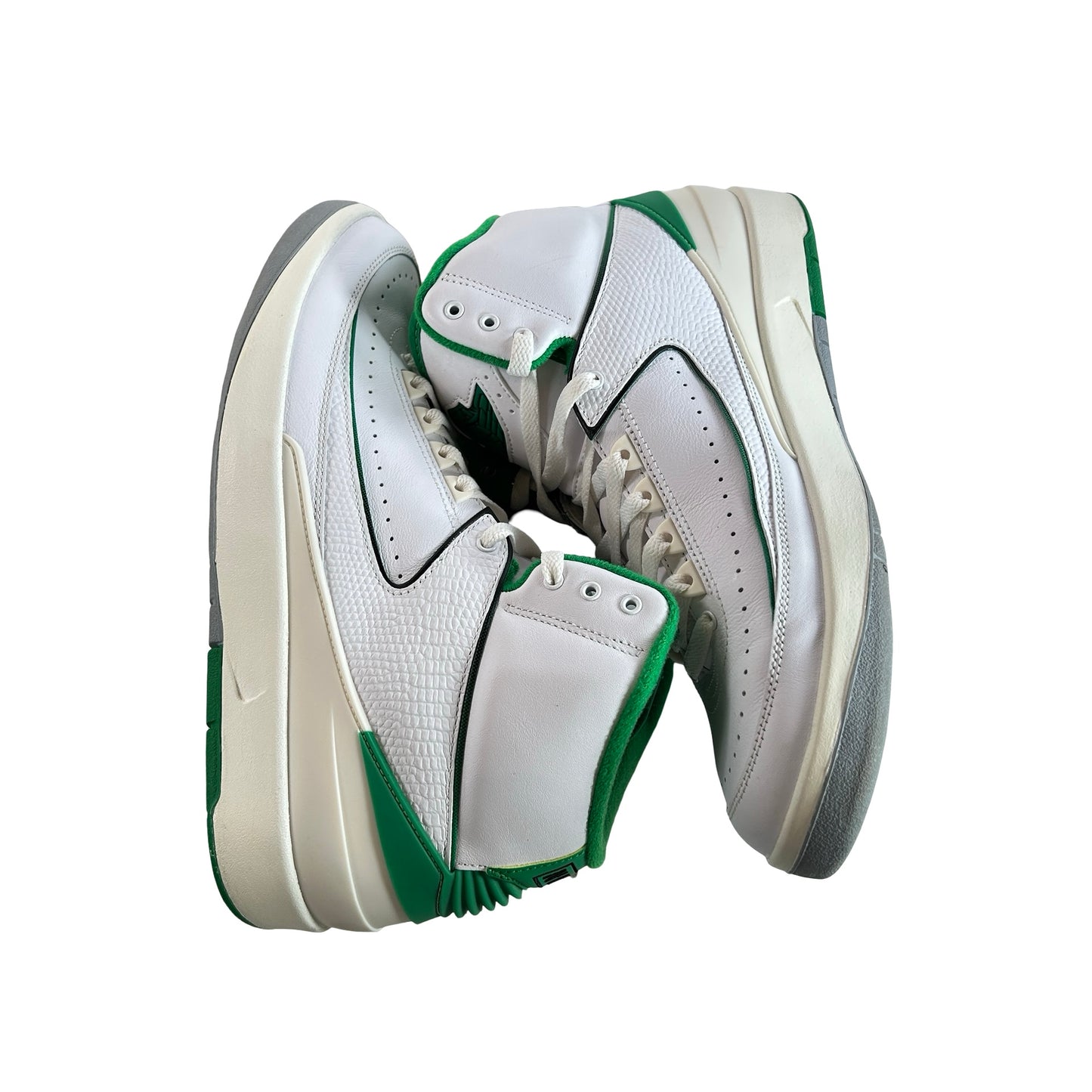 DR8884 103 Jordan 2 Retro Lucky Green - 11 M (Used5)