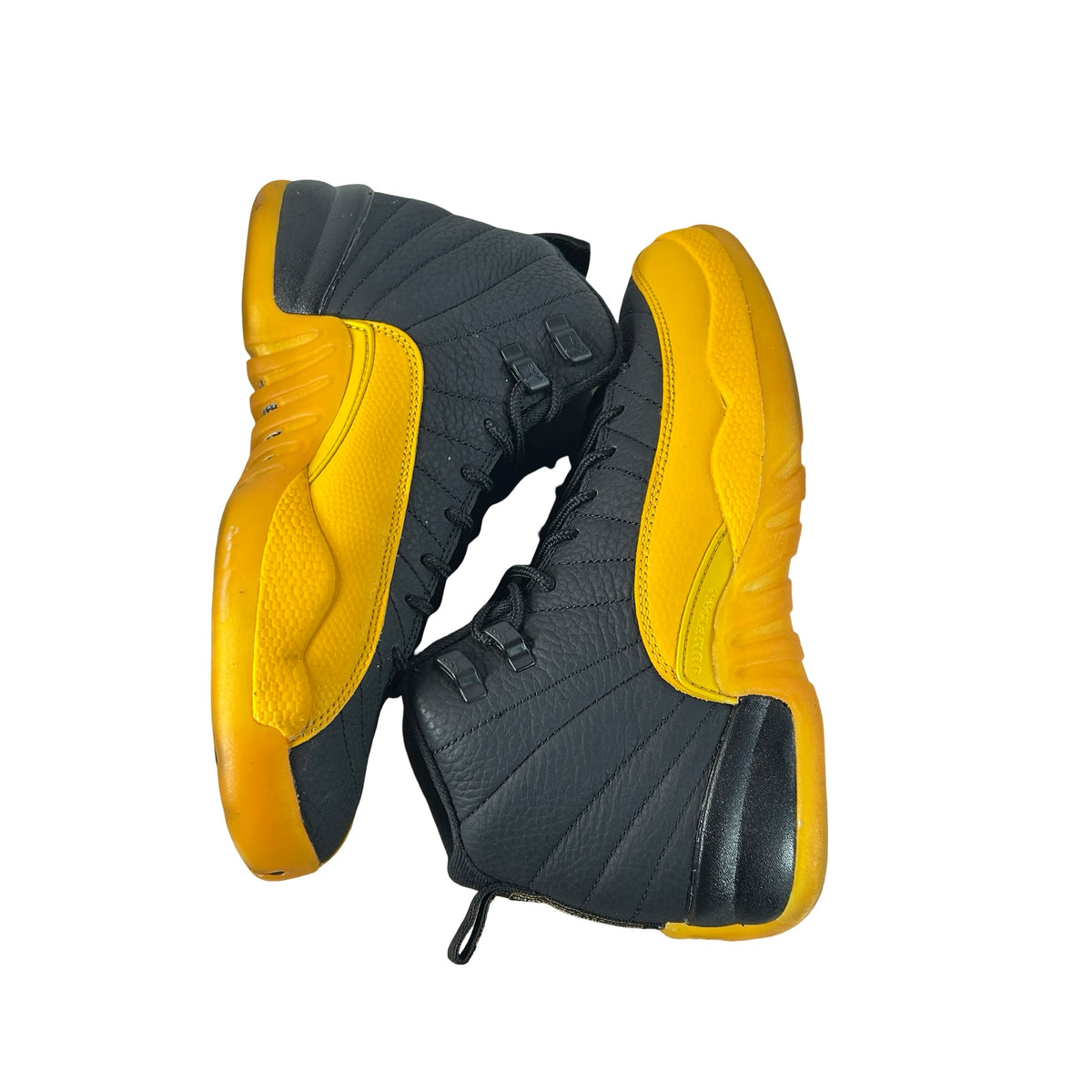 153265 070 Air Jordan 12 Retro Black University Gold (GS) [USED] - 6.5 Y (Used) (No Box)