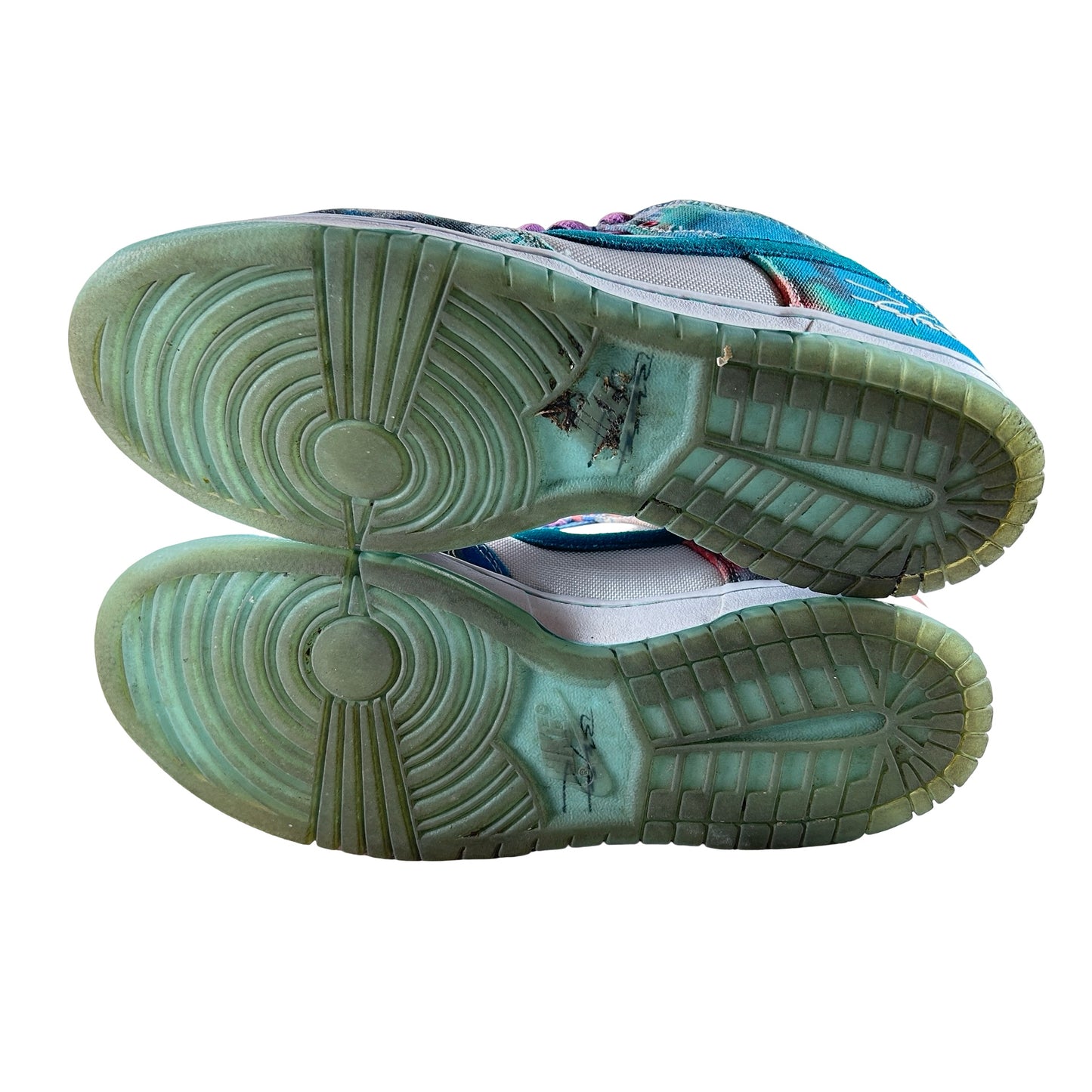 HF6061 400 Nike SB Dunk Low Futura Laboratories Bleached Aqua [USED] - 10.5 M (Used) (No Box)