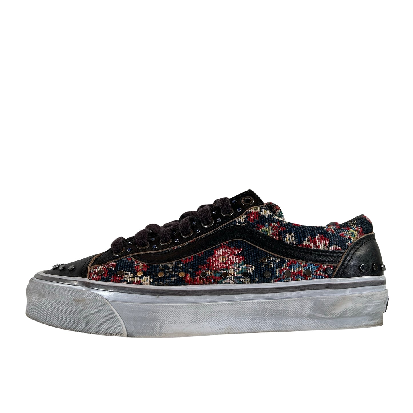 VN000D2GBLA Vans OTW Old Skool 36 Vibram Floral Rivets Black [USED] - 8.5 M (Used)