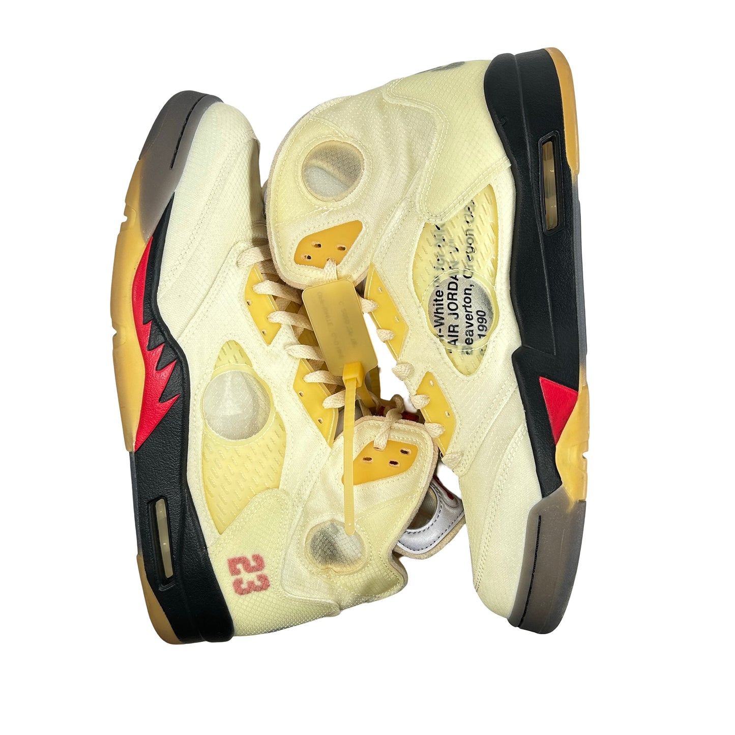 DH8565 100 Jordan 5 Off-White Sail [USED] - 13 M (Used4)