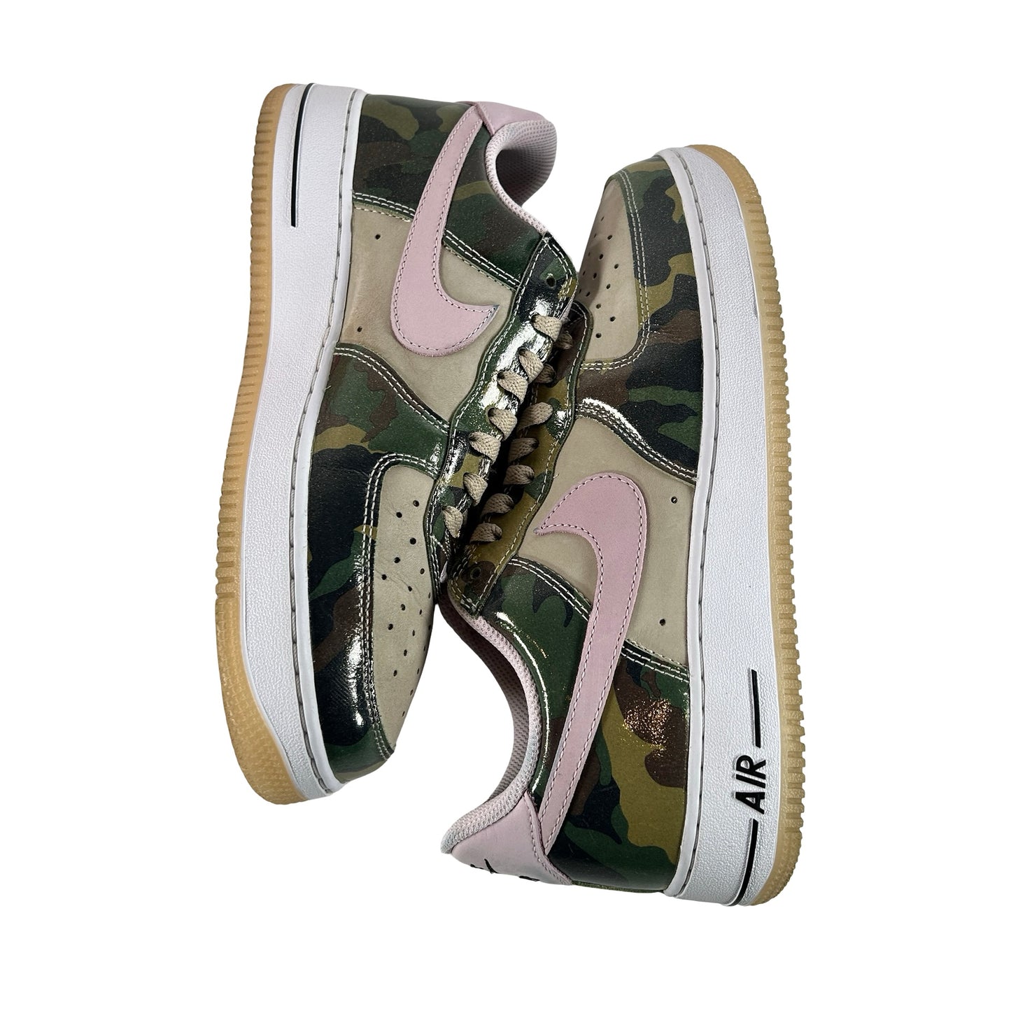 HQ1967 200 Nike Air Force 1 Low '07 LV8 Patent Camo Pink [USED] - 9.5 M (Used2)