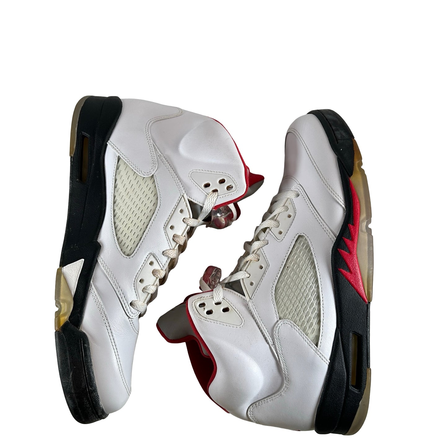 136027 100 Jordan 5 Retro Fire Red (2013) [USED] - 13 (Used)