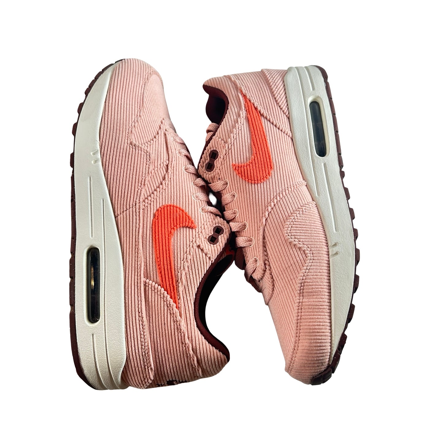 FB8915 600 Nike Air Max 1 PRM Corduroy Coral Stardust [USED] - 10.5 M (Used2) (Replace Box2)