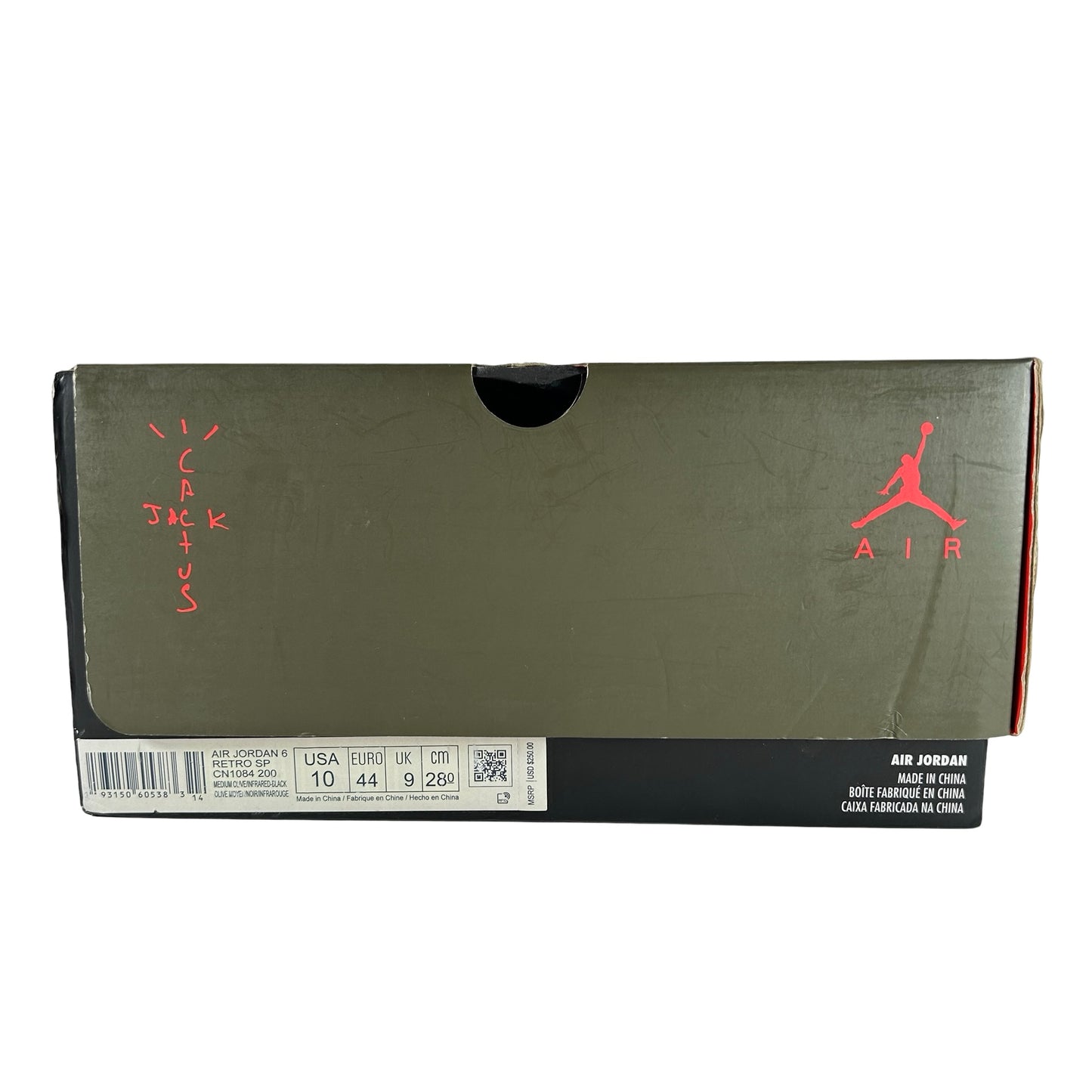 CN1084 200 Jordan 6 Retro Travis Scott [USED] - 10 M (Used4)