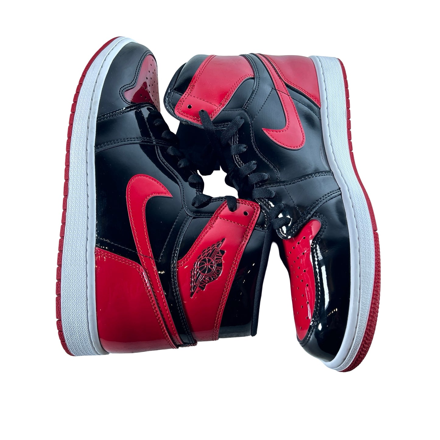 555088 063 Jordan 1 Retro High OG Patent Bred [USED] - 13 M (Used7)