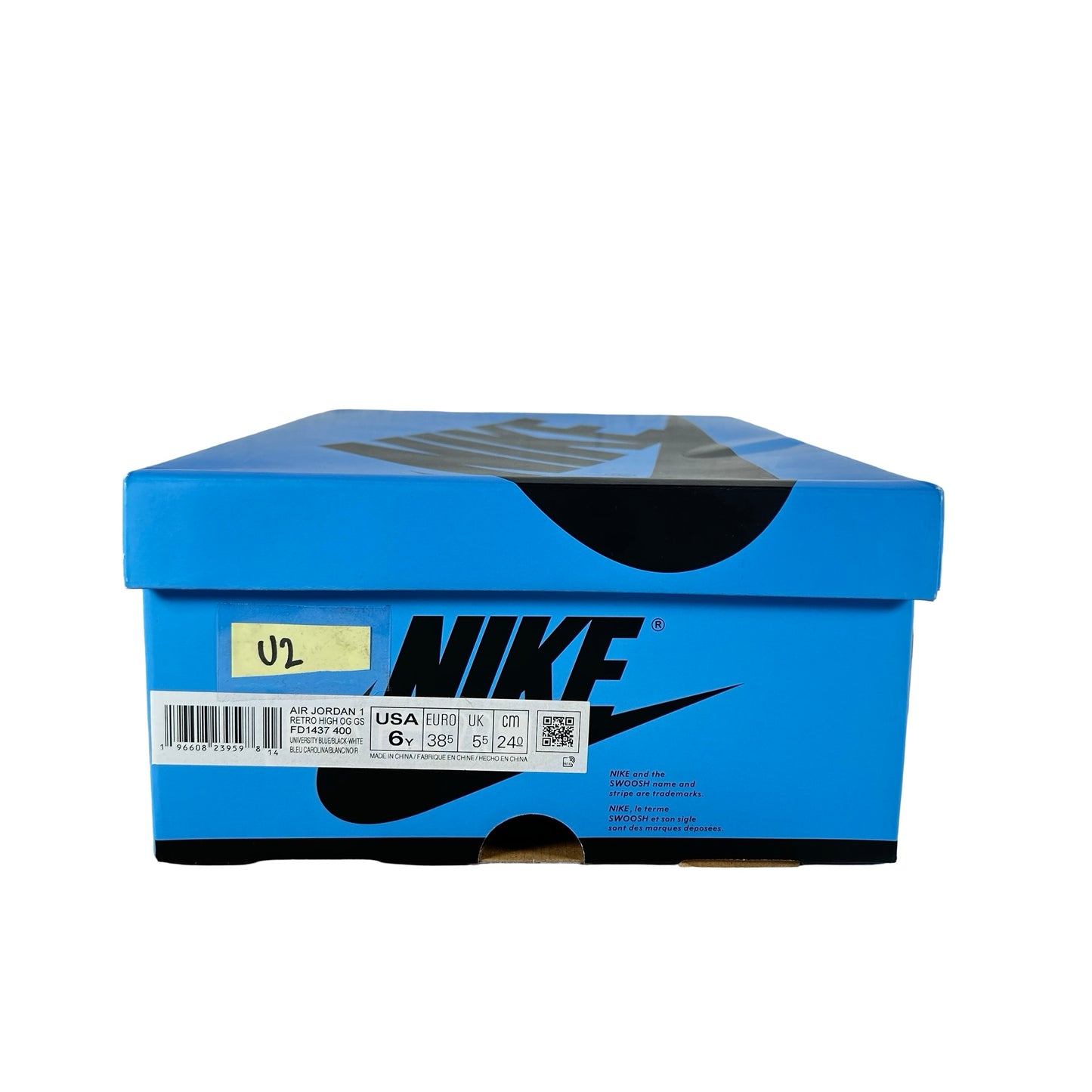 FD1437 400 Jordan 1 Retro High OG UNC Toe (GS) [USED] - 6 Y (Used2)