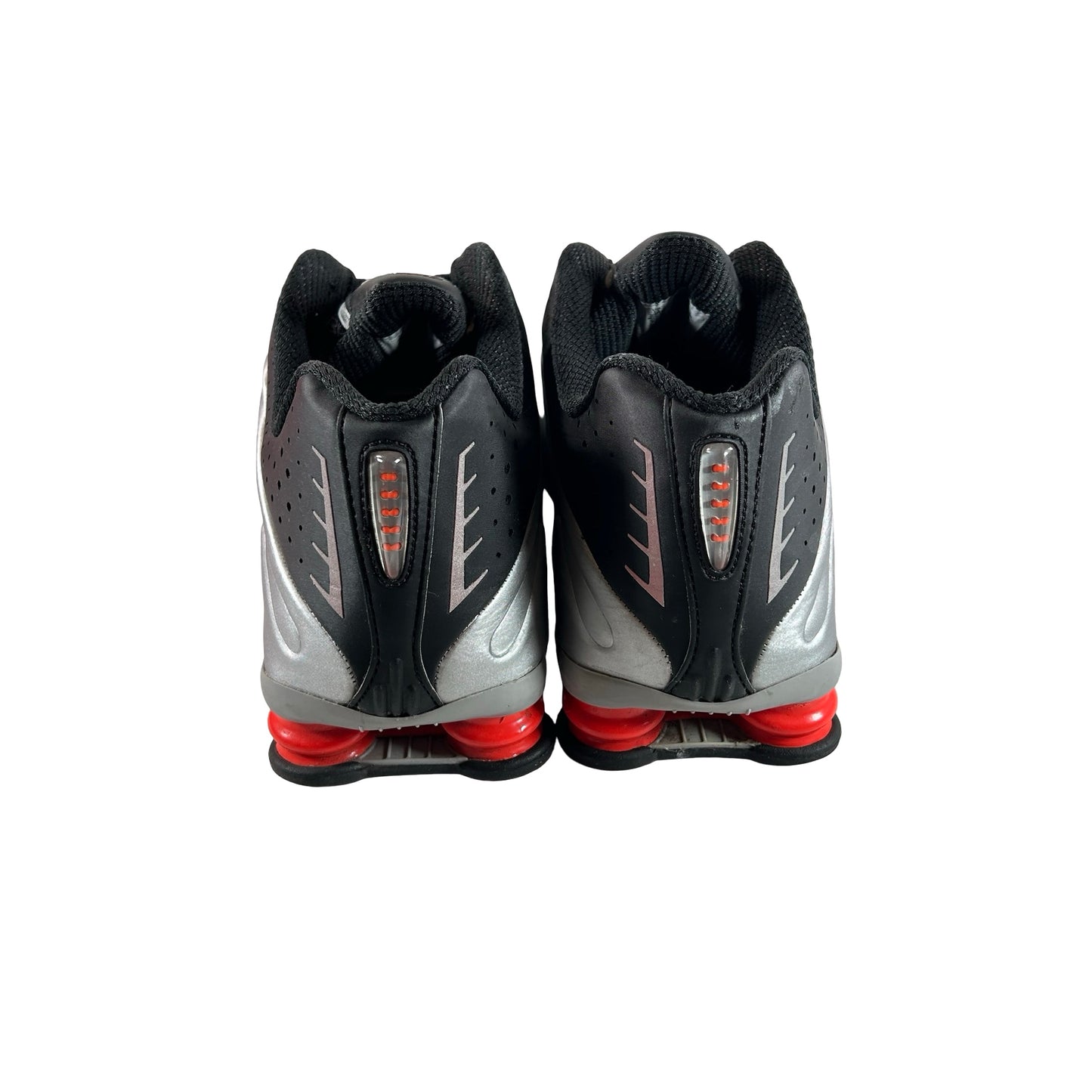 HQ1988 002 Nike Shox R4 Black Metallic Silver (2025) [USED] - 11 M (Used4)