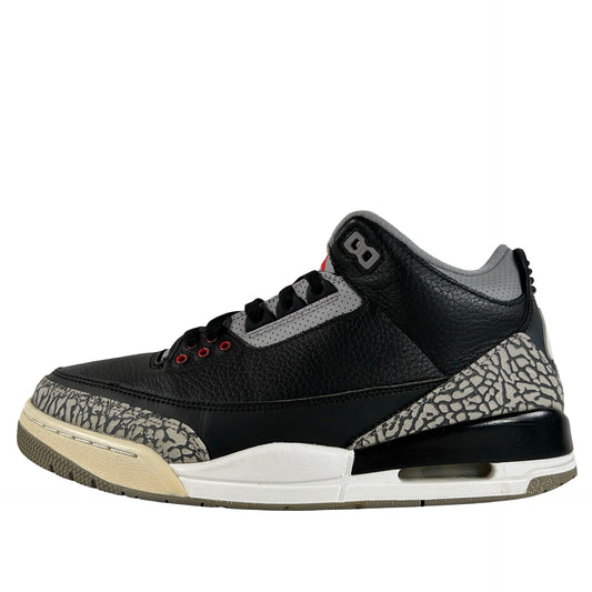 854262 001 Jordan 3 Black Cement 2018 [USED] - 10 M (Used9)
