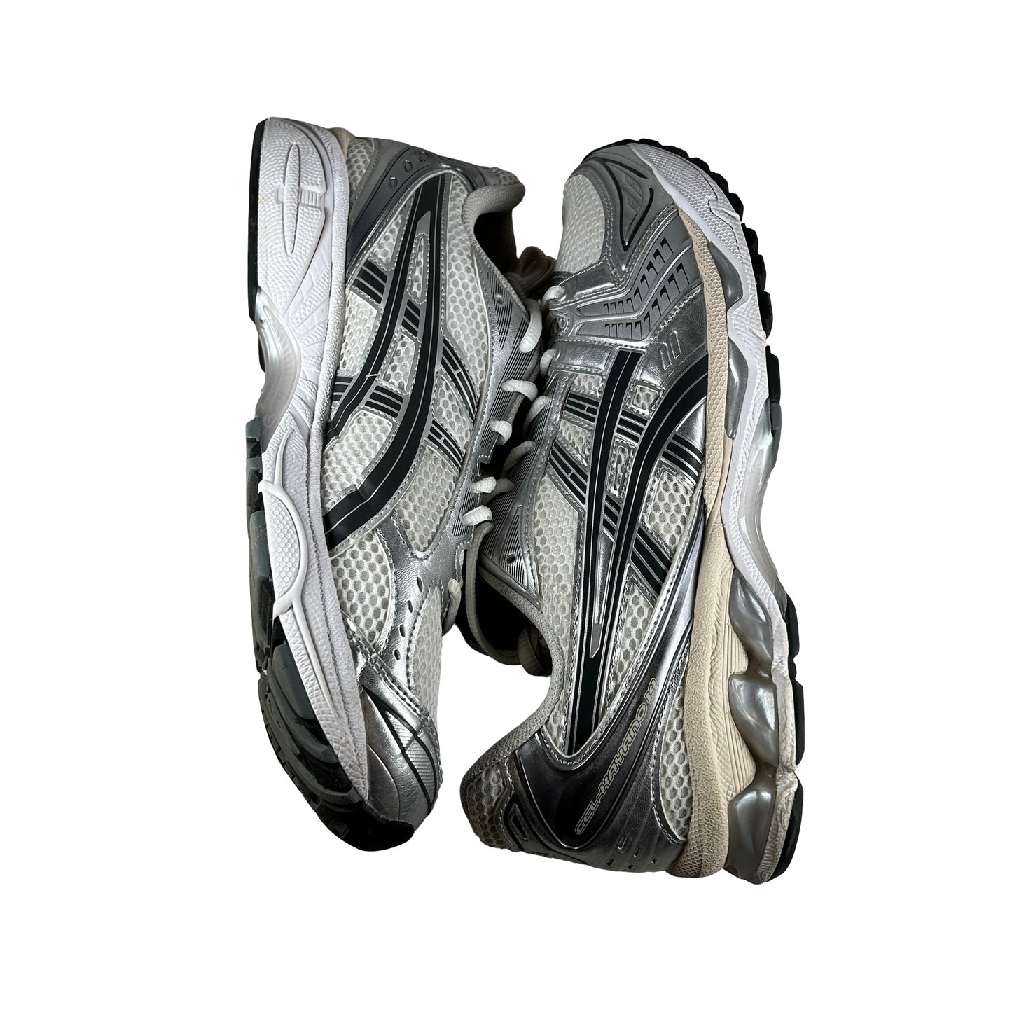 1203A537 110 ASICS Gel-Kayano 14 White Graphite Grey [USED] - 10.5 M (Used)