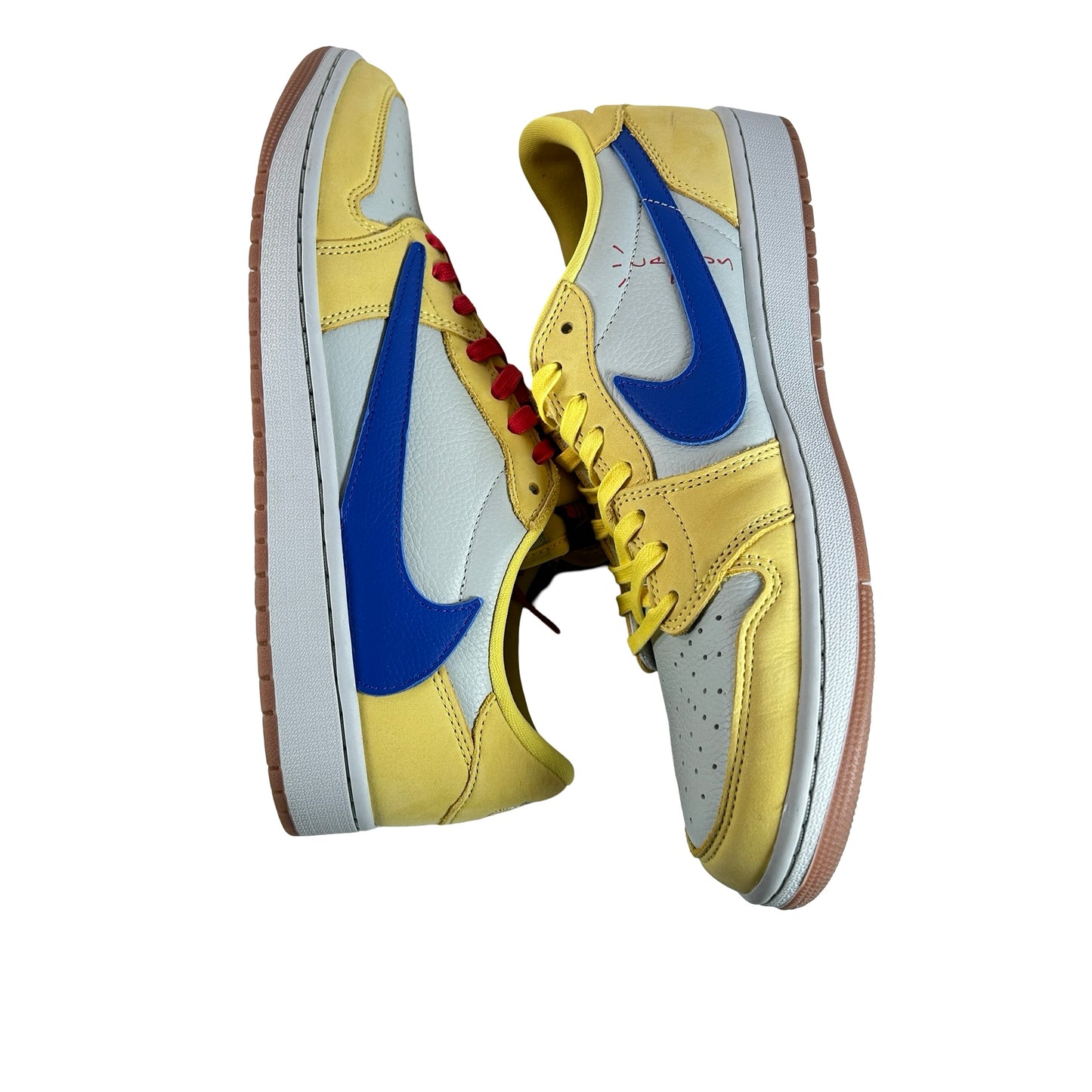 DZ4137 700 Jordan 1 Retro Low OG SP Travis Scott Canary (Women's) [USED] - 13.5 W (Used3)