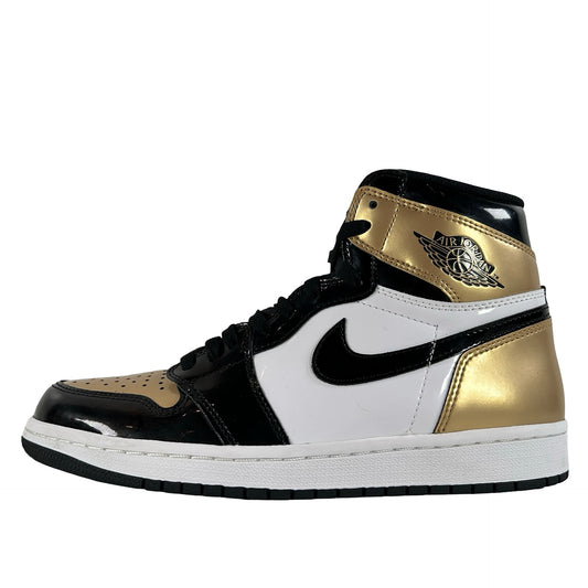 861428 007 Jordan 1 Retro High NRG Patent Gold Toe [USED] - 8 M (Used3)