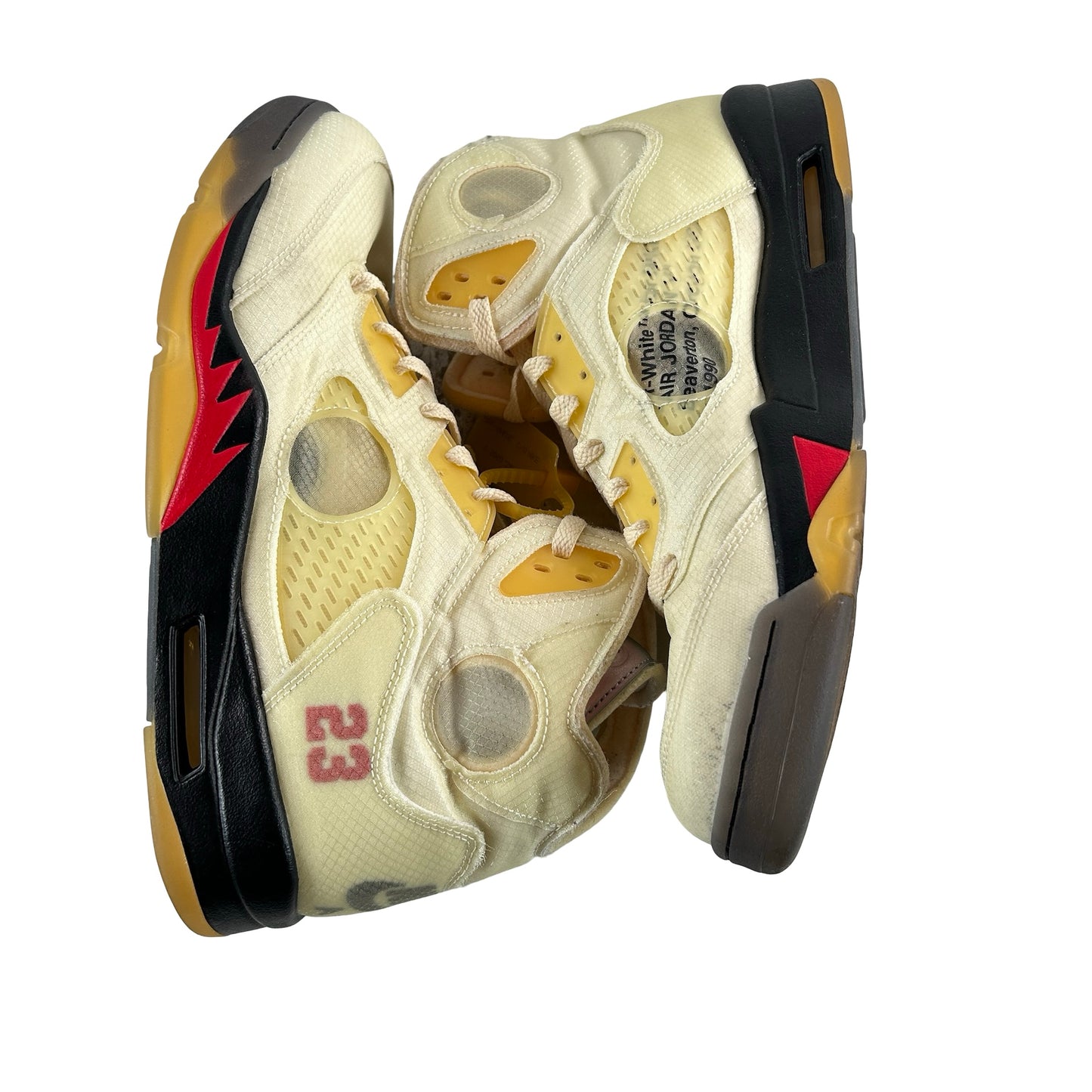 DH8565 100 Jordan 5 Off-White Sail [USED] - 13 M (Used5)