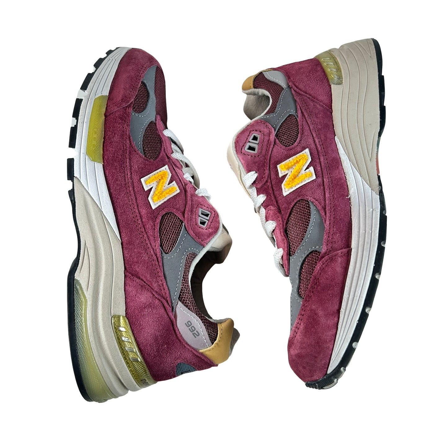 M992CA New Balance 992 Burgundy Gold [USED] - 8 M (Used)