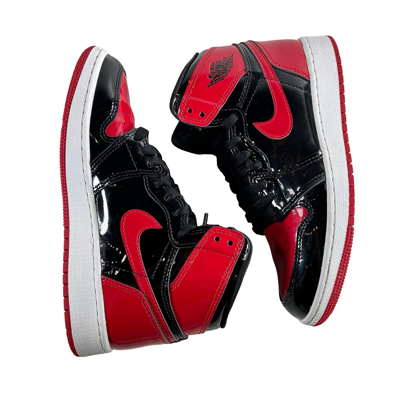 575441 063 Jordan 1 Retro High OG Patent Bred (GS) [USED] - 5 Y (Used3)