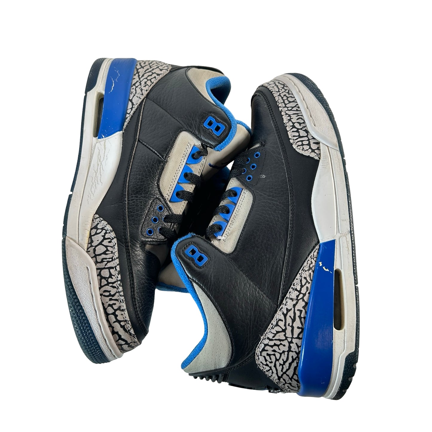 136064 007 Jordan 3 Retro Sport Blue [USED] - 10 M (Used2)