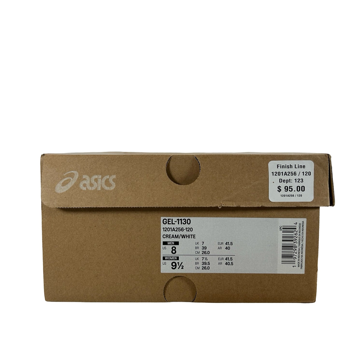 1201A256 120 ASICS Gel-1130 Cream White [USED] - 8 M (Used)