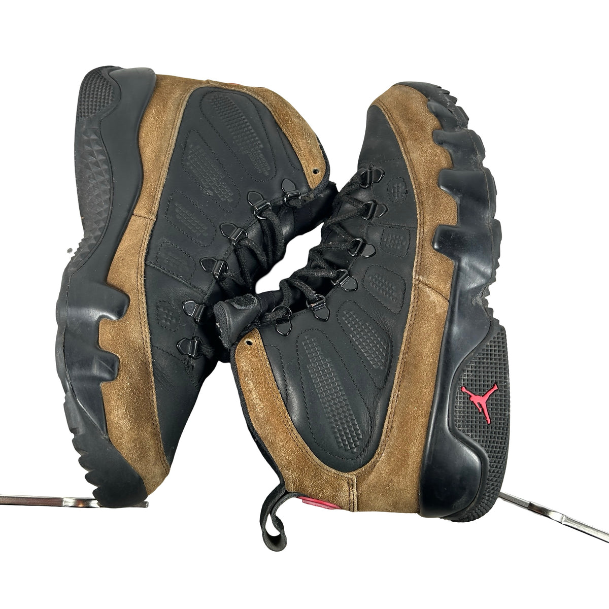AR4491 012 Jordan 9 Retro Boot NRG Olive [USED] - 9.5 M (Used) (No Box)