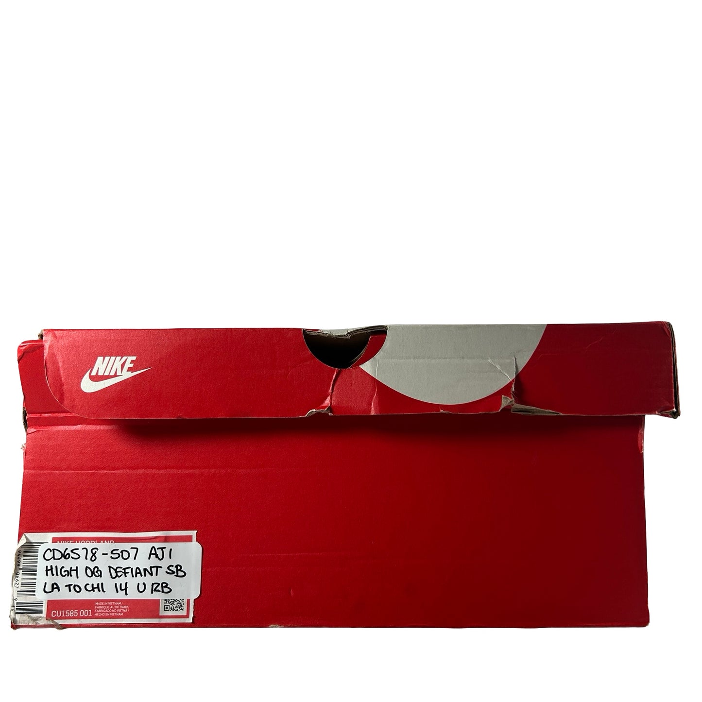 CD6578 507 Jordan 1 Retro High OG Defiant SB LA To Chicago [USED] - 14 M (Used) (Replace Box)