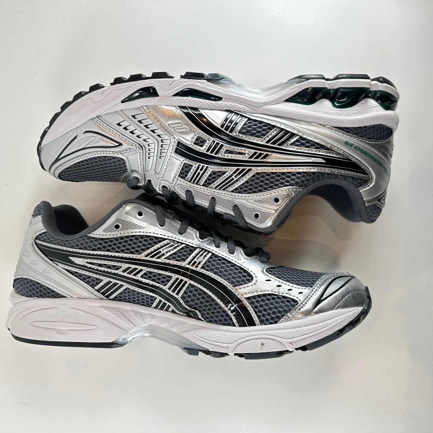 1203A537 020 ASICS Gel-Kayano 14 Metropolis Jasper Green [USED] - 11 M (Used)