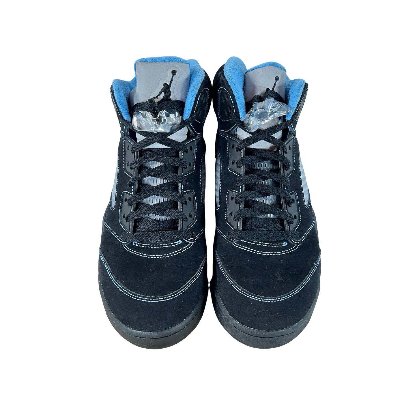 DD0587 008 Jordan 5 Retro Black University Blue (2026) [USED] - 10 M (Used)