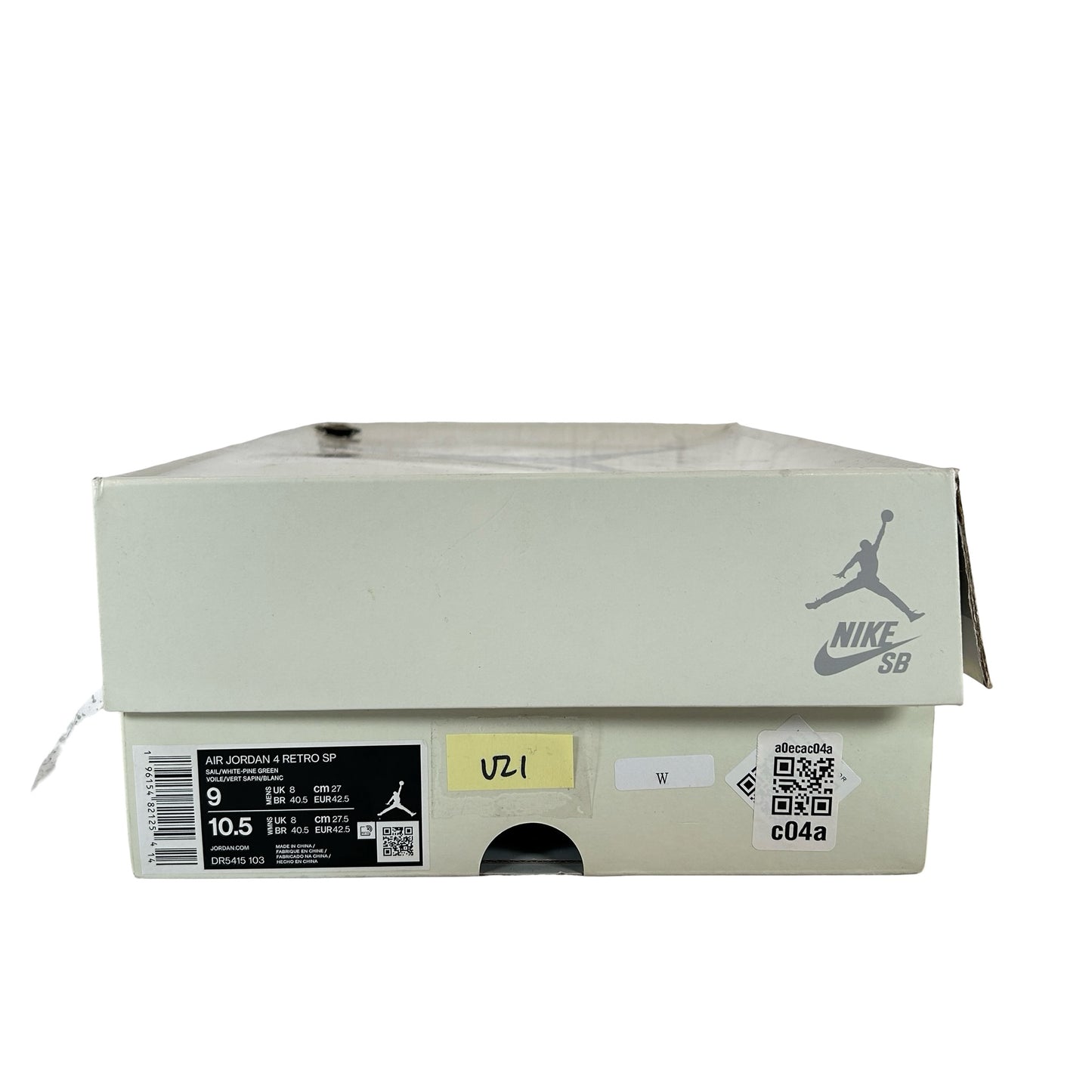 DR5415 103 Jordan 4 Retro SB Pine Green [USED] - 9 M (Used21)