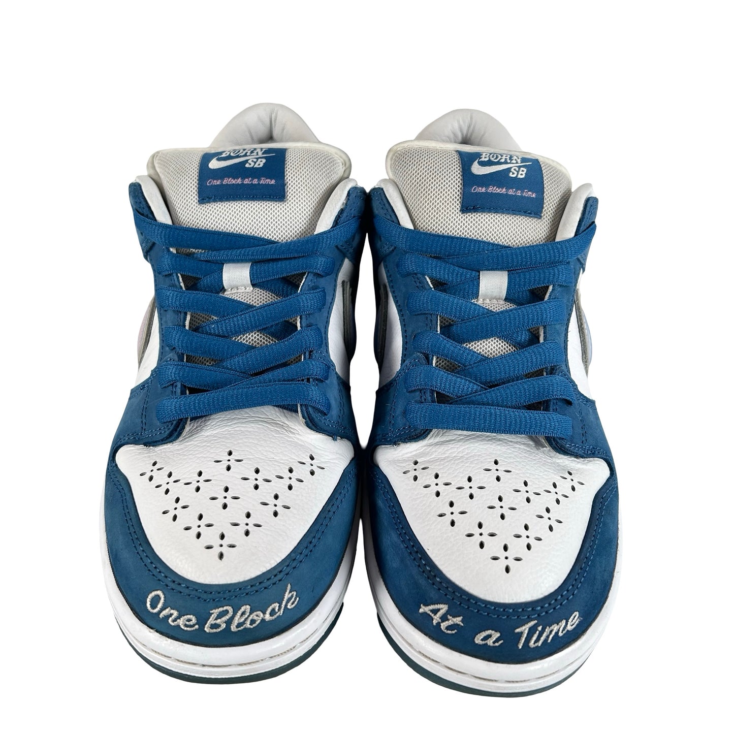 FN7819 400 Nike SB Dunk Low Born X Raised One Block At A Time [USED] - 8.5 M (Used)