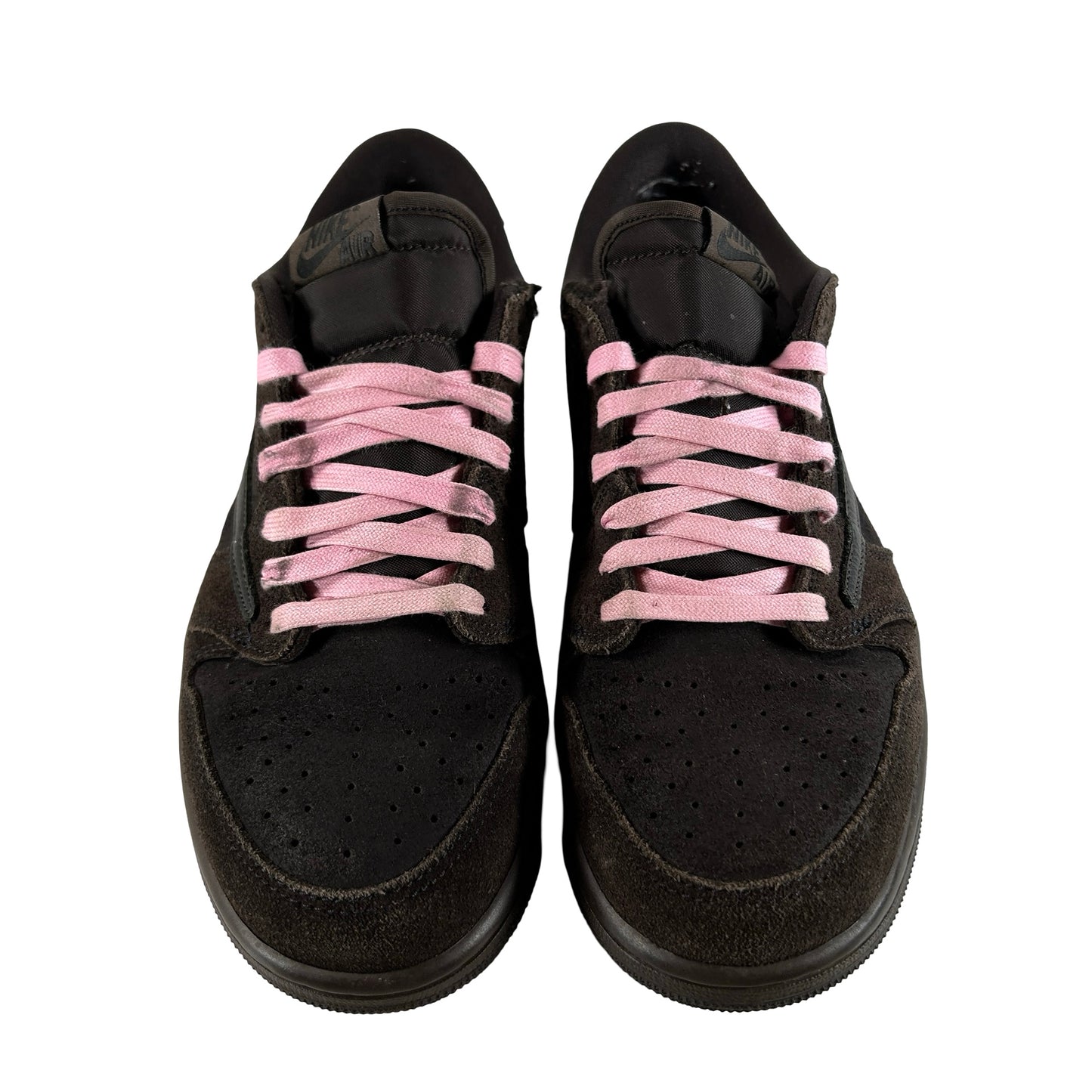 DM7866 202 Jordan 1 Retro Low OG SP Travis Scott Velvet Brown [USED] - 9 M (Used7)