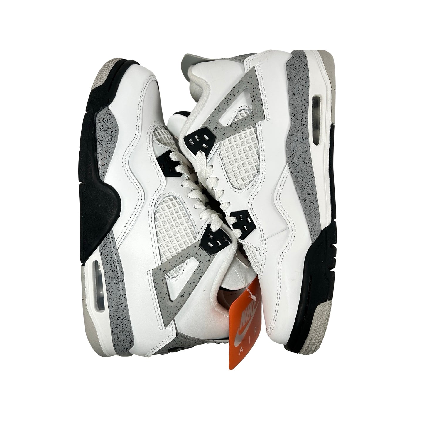 IB4171 100 Jordan 4 Retro White Cement (2025) (GS) [USED] - 7 Y (VNDS)