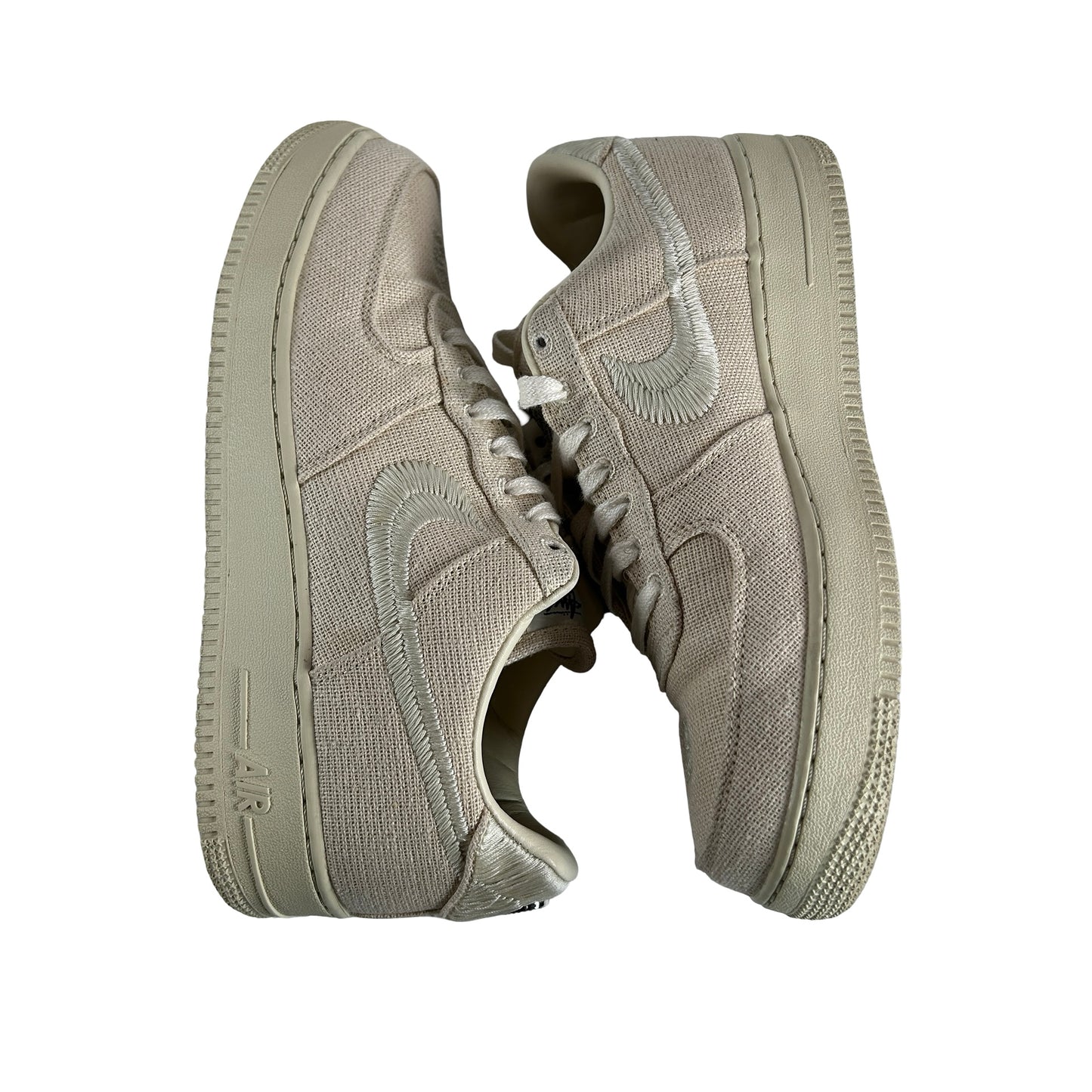 CZ9084 200 Nike Air Force 1 Low Stussy Fossil [USED] - 10.5 M (Used)