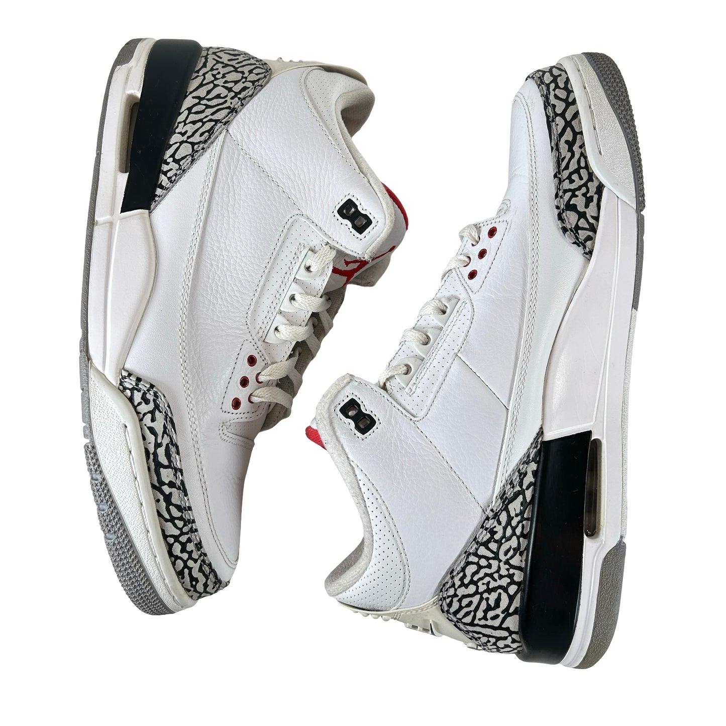 580775 160 Jordan 3 Retro White Cement '88 Dunk Contest (2013) - 11 M (Used) (No Box)