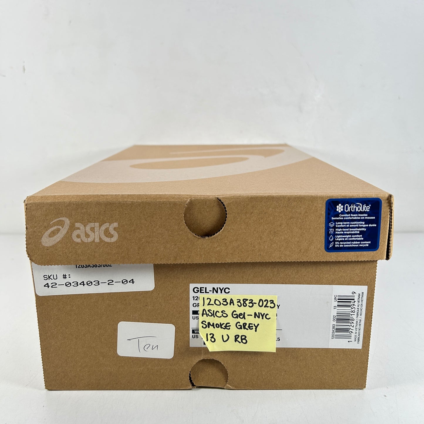 1203A383 023 ASICS Gel-NYC Smoke Grey [USED] - 13 M (Used) (Replace Box)