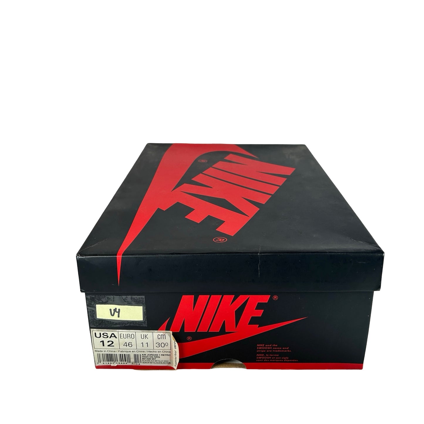 861428 007 Jordan 1 Retro High NRG Patent Gold Toe [USED] - 12 M (Used4)