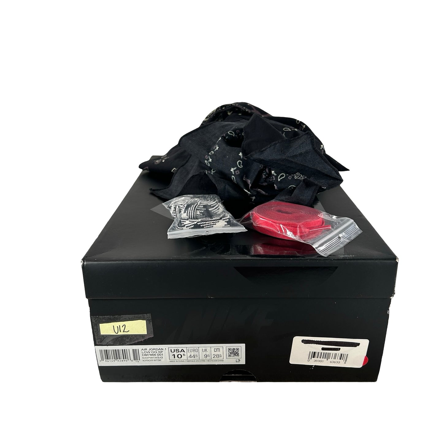 DM7866 001 Jordan 1 Retro Low OG Travis Scott Black Phantom [USED] - 10.5 M (Used12)