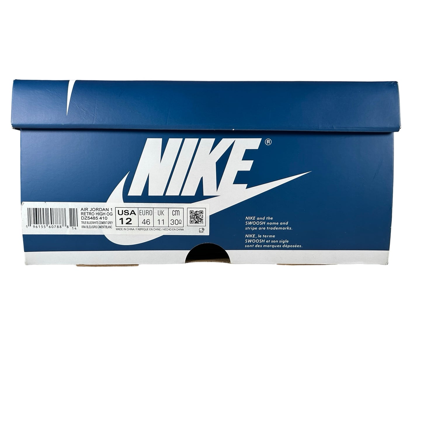 DZ5485 410 Jordan 1 Retro High OG True Blue [USED] - 12 M (Used)