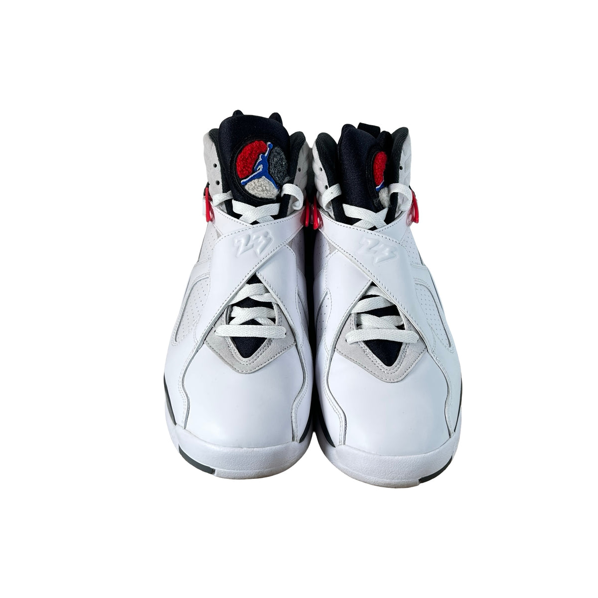 305381 100 Jordan 8 Retro White True Red (2025) [USED] - 10 M (Used8)