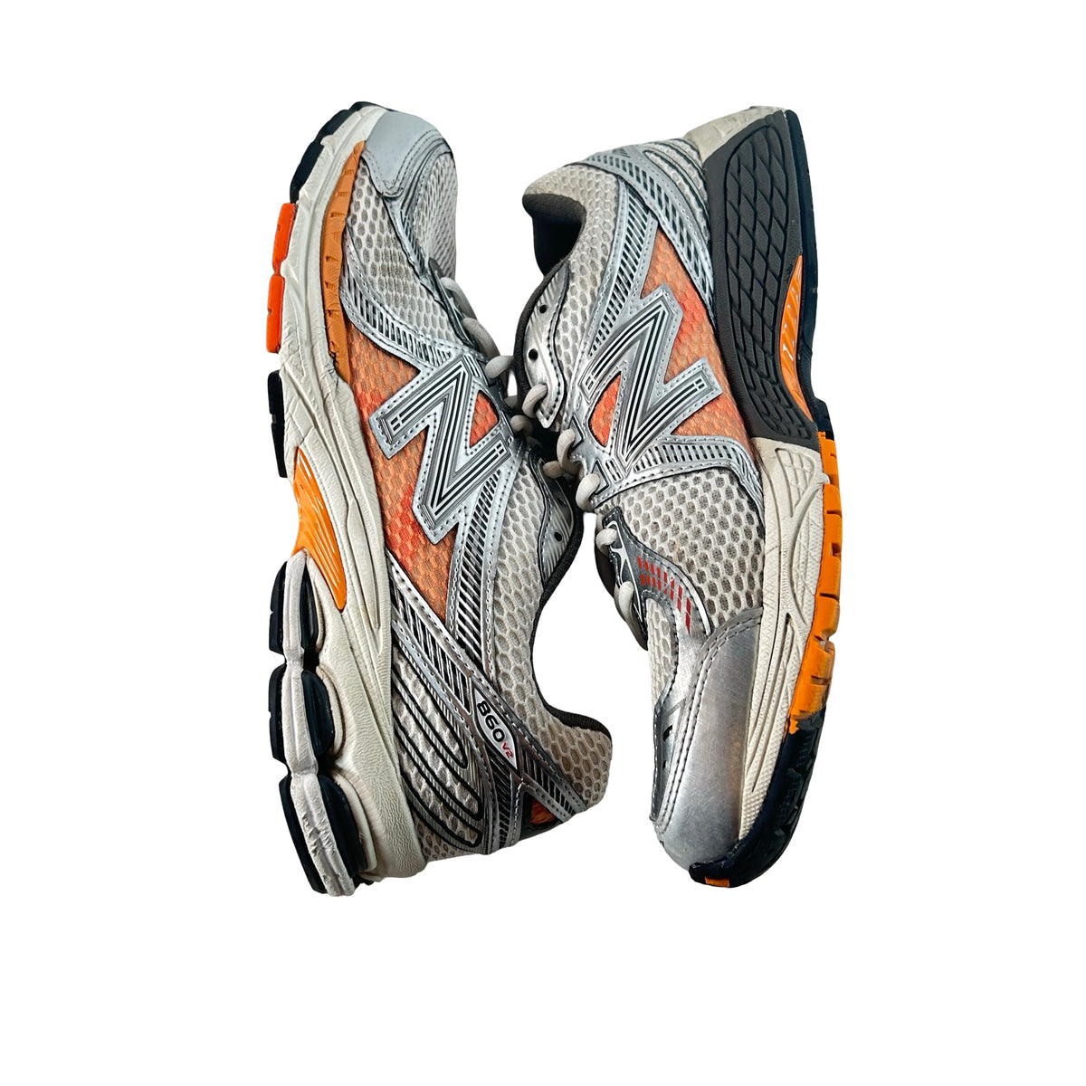 U8602EG Aimé Leon Dore x New Balance 860v2 'White Orange' [USED] - 8.5 M (Used) (No Box)