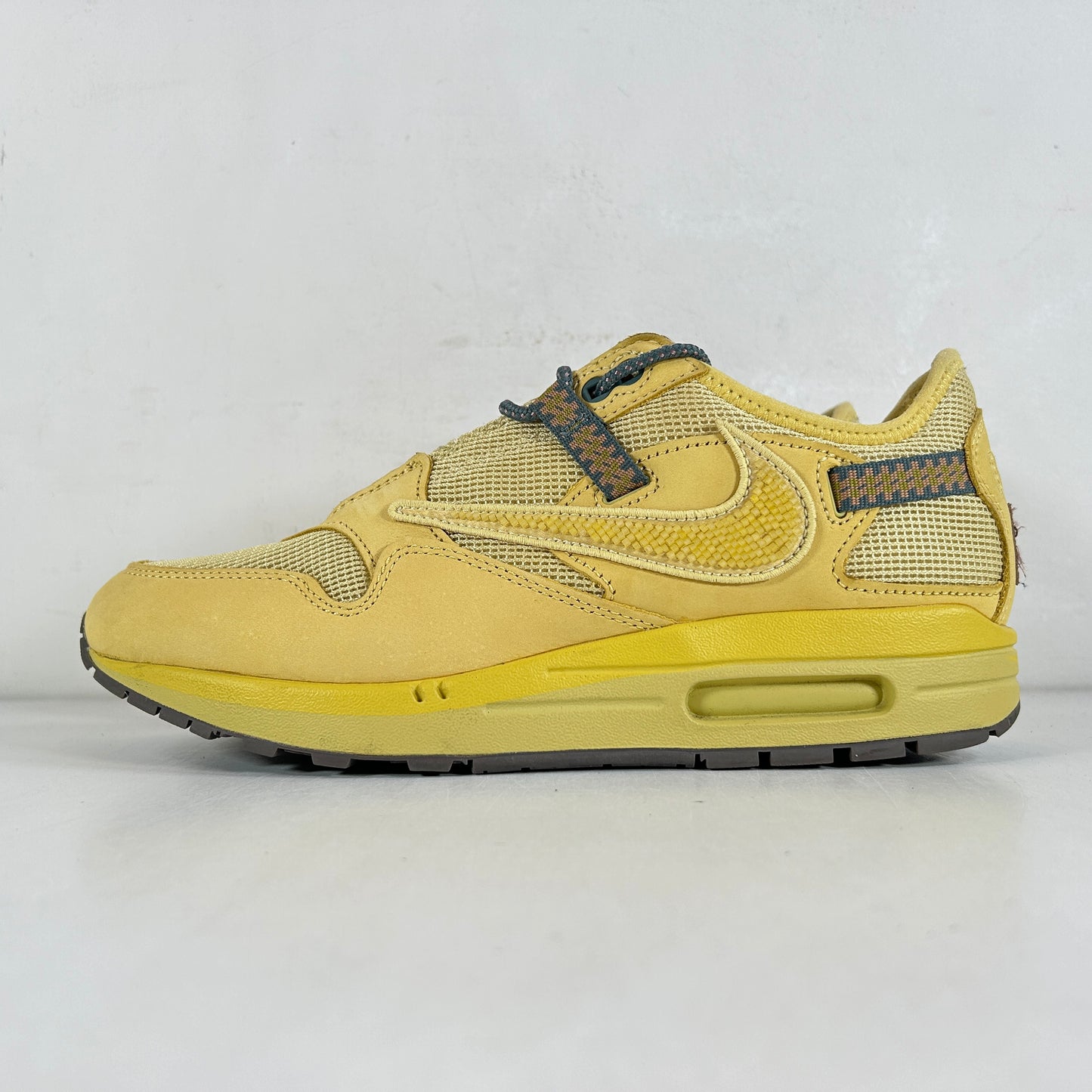 DO9392 700 Nike Air Max 1 Travis Scott Cactus Jack Saturn Gold [USED] - 8.5 M (Used) (Replace Box)